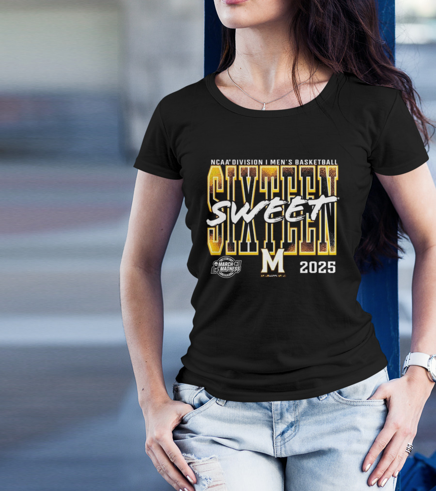 NCAA Division I Men's Basketball Sweet Sixteen Maryland 2025 March Madness T-Shirt