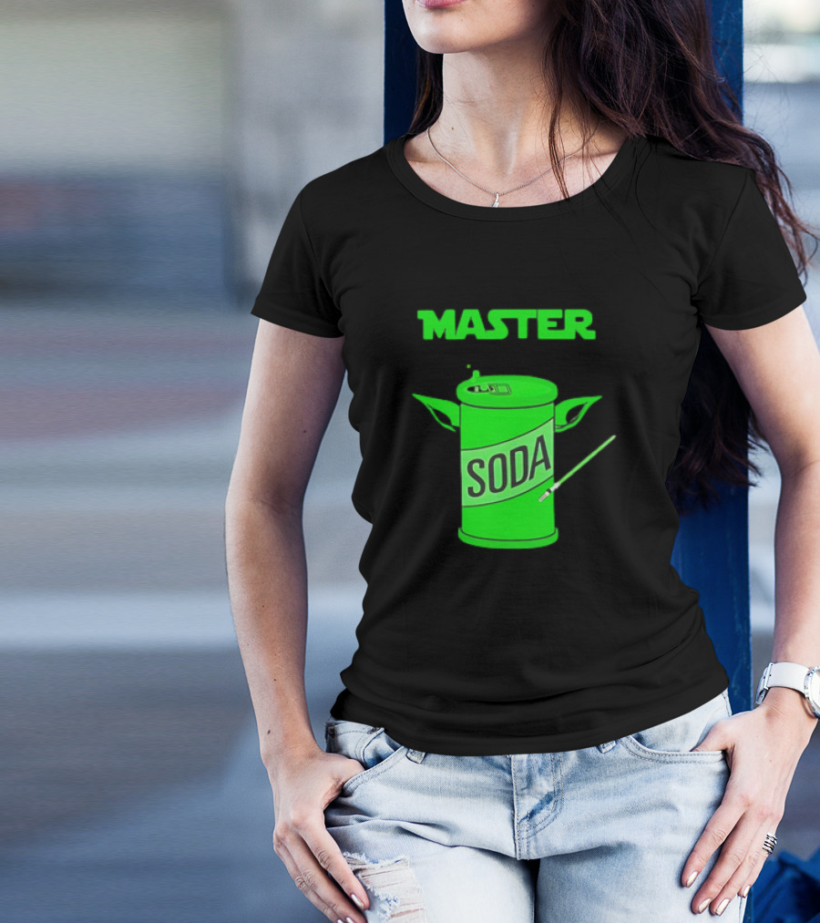 Master Soda Lightsaber Yoda Can T-Shirt