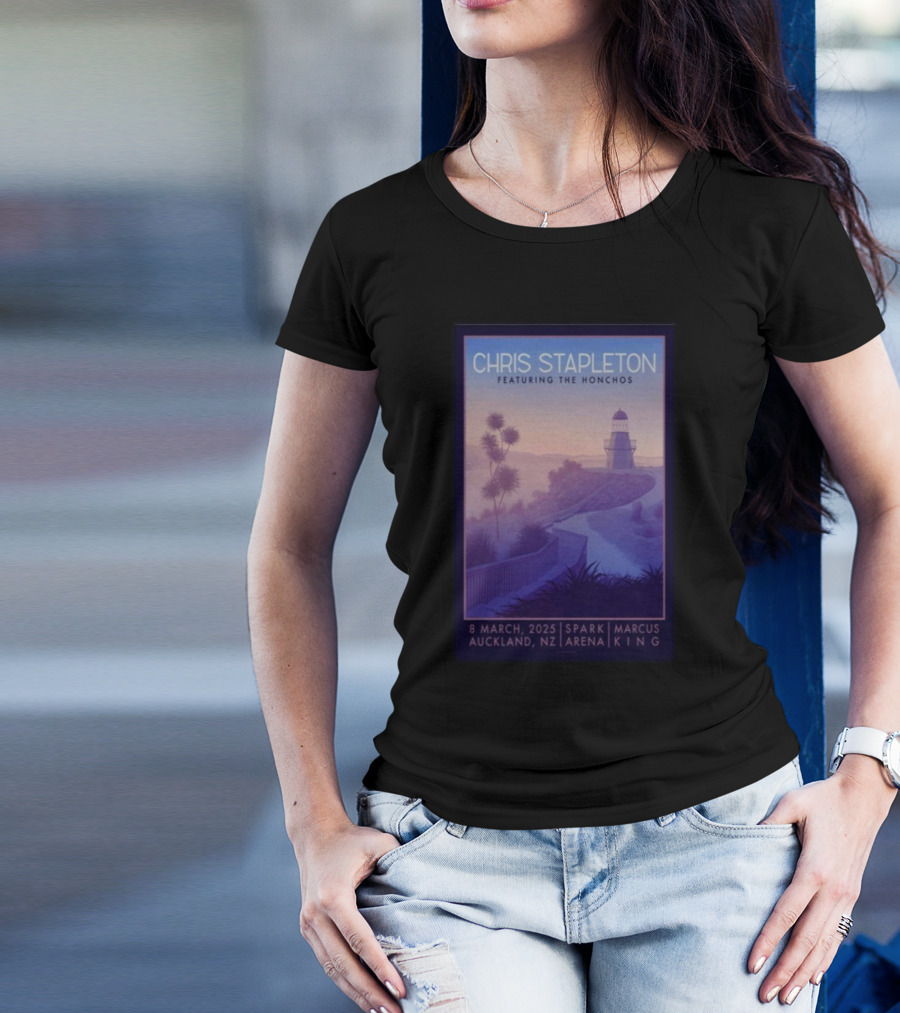 Chris Stapleton Featuring The Honchos 8 March 2025 Spark Arena Auckland NZ Marcus King T-Shirt