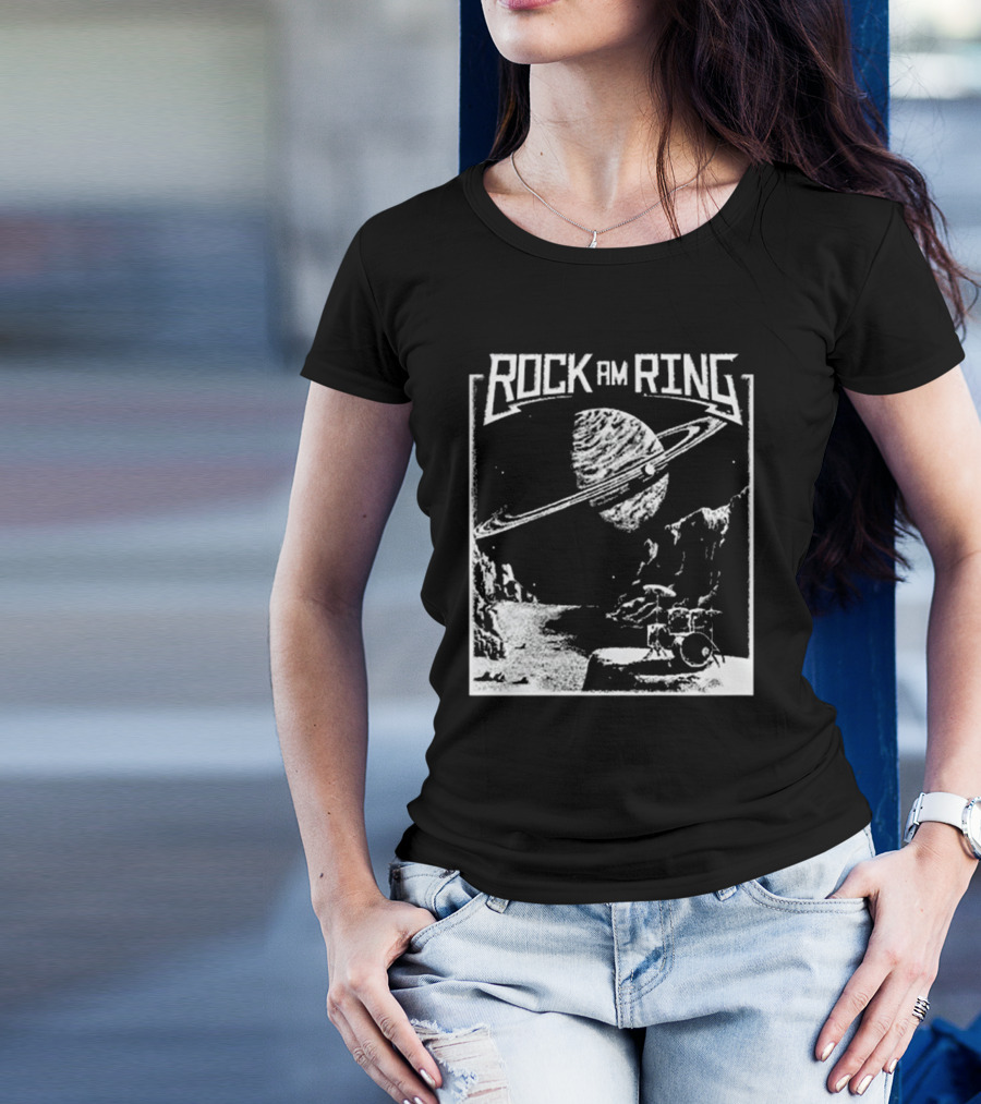 Rock Am Ring Lunar Beat Community Contest Gewinner Saturn Planet Drums T-Shirt