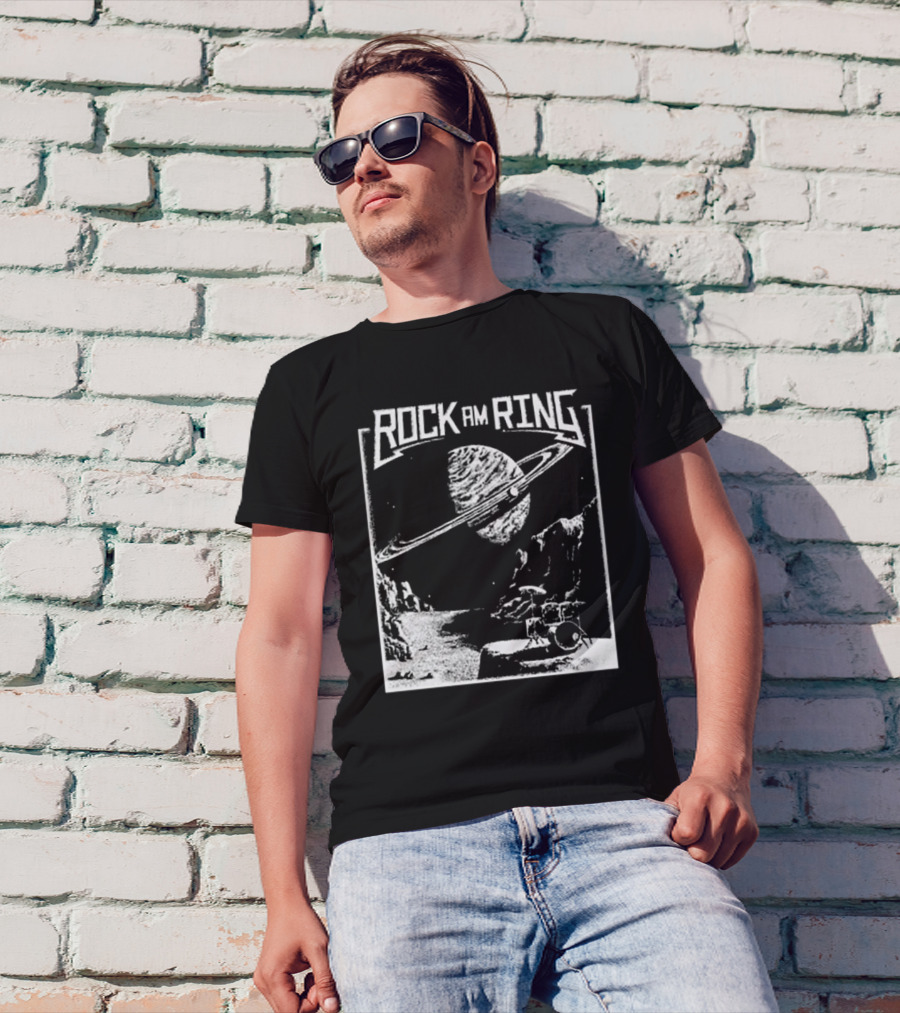 Rock Am Ring Lunar Beat Community Contest Gewinner Saturn Planet Drums T-Shirt