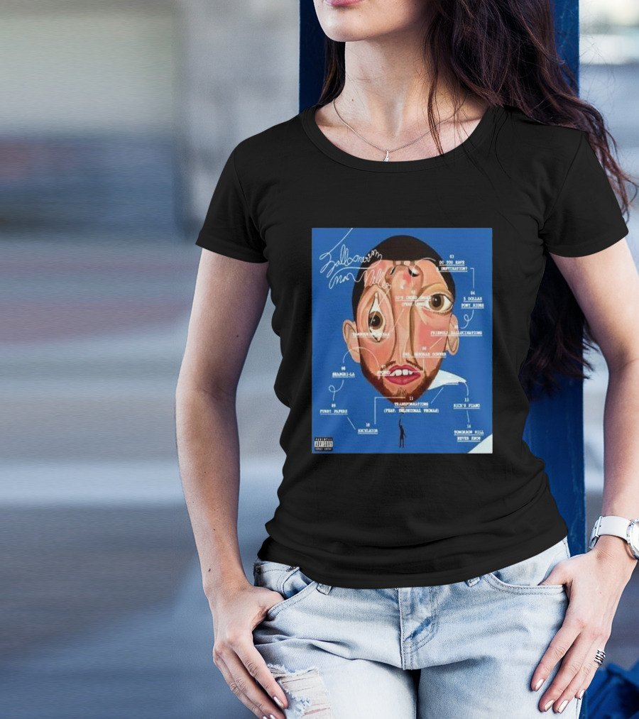 Balloonerism Mac Miller Full Tracklist Album Release January 17th 2025 T-Shirt