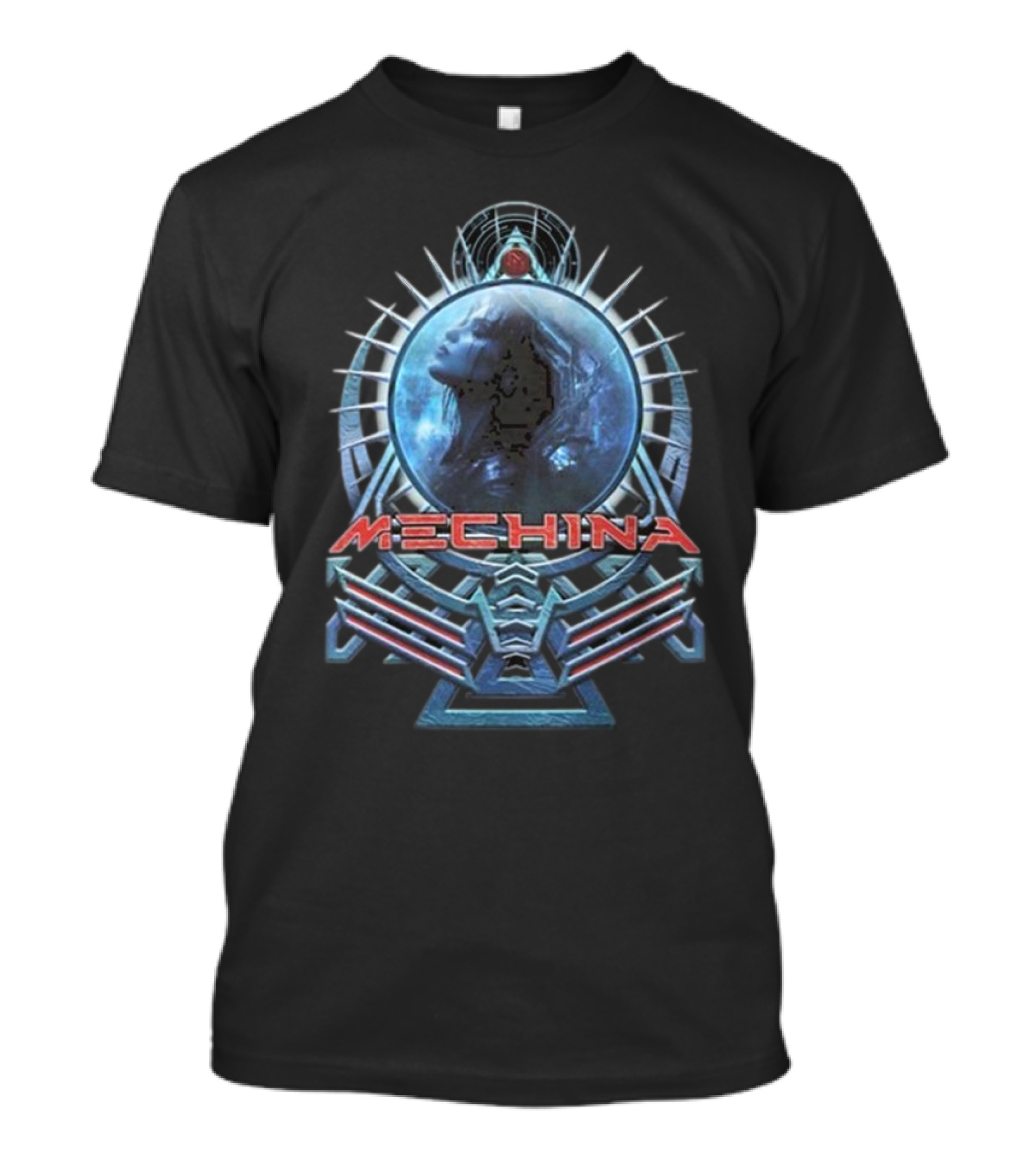 Mechina Band Sci-Fi Futuristic Bellum Design T-Shirt