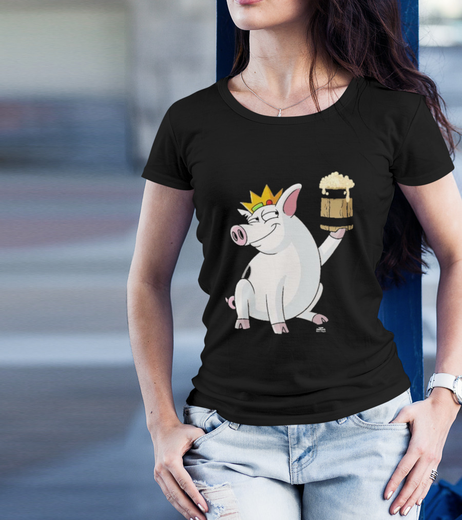 Merkimer Pig Cheers Crown Gildan Softstyle T-Shirt