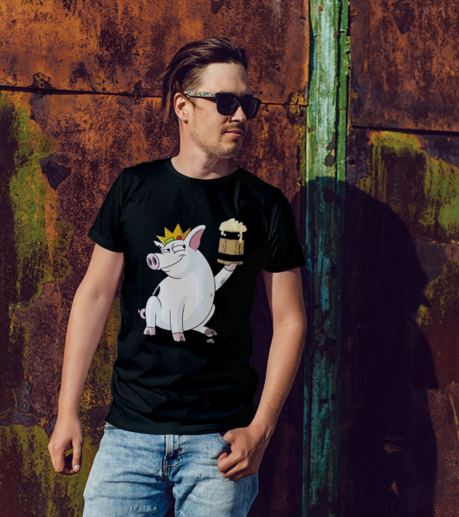 Merkimer Pig Cheers Crown Gildan Softstyle T-Shirt