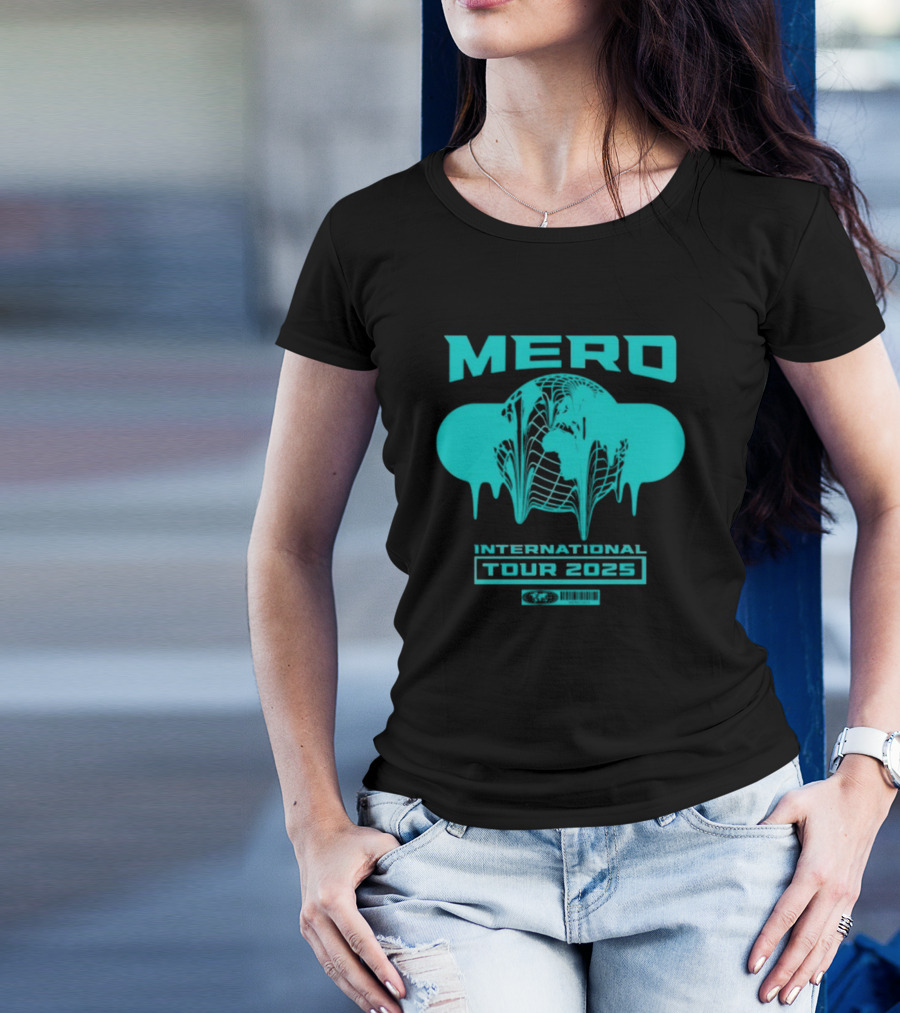 Mero International Tour 2025 Globe Drip T-Shirt