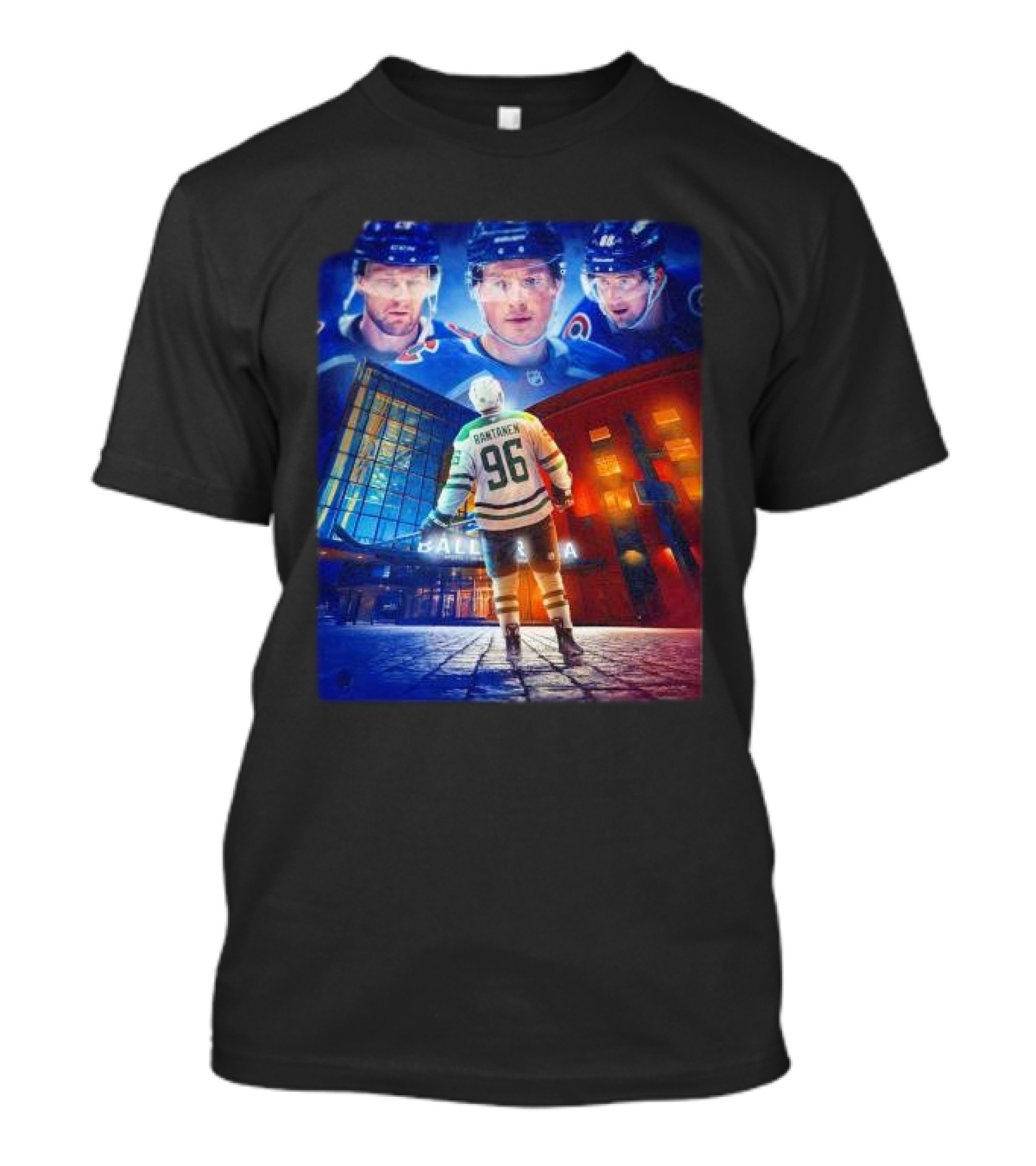 Dallas Stars Rantanen 96 Vs Colorado Avalanche Team NHL Hockey Matchup T-Shirt