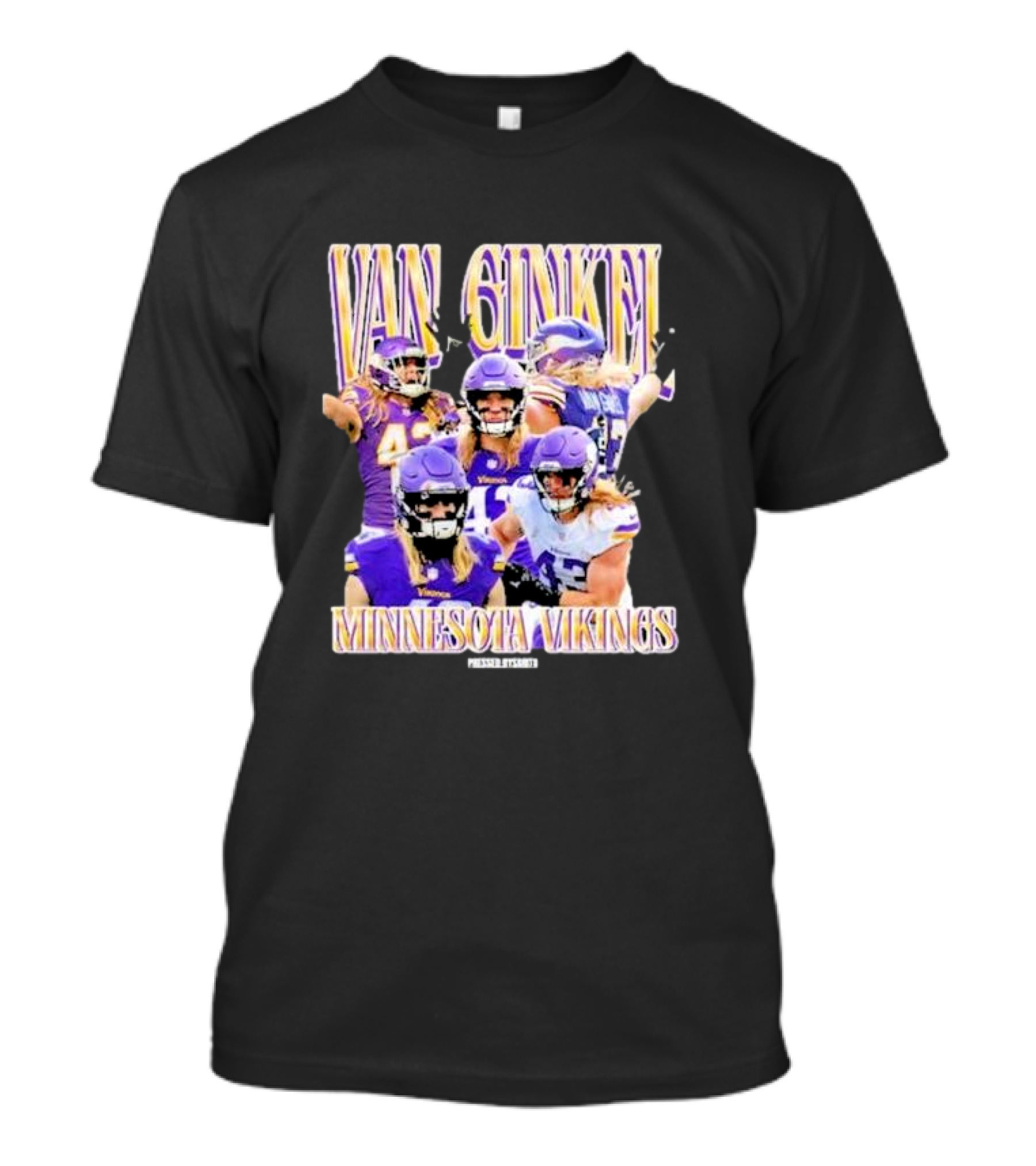 Van Ginkel Minnesota Vikings Football Players T-Shirt