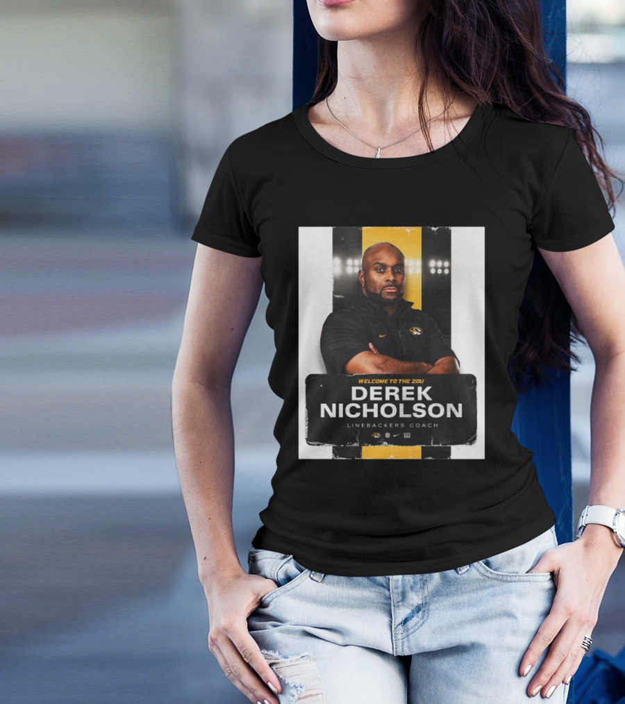 Missouri Tigers Football Welcome To The Zou Derek Nicholson Linebackers Coach T-Shirt