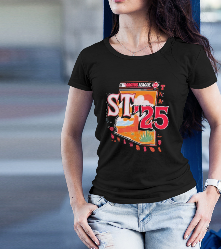 MLB 2025 Spring Training Cactus League Arizona ST25 T-Shirt
