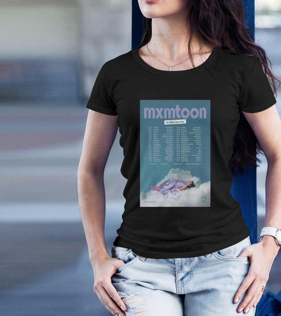 Mxmtoon The Liminal Space Tour 2025 Dates Cities And Special Guests T-Shirt