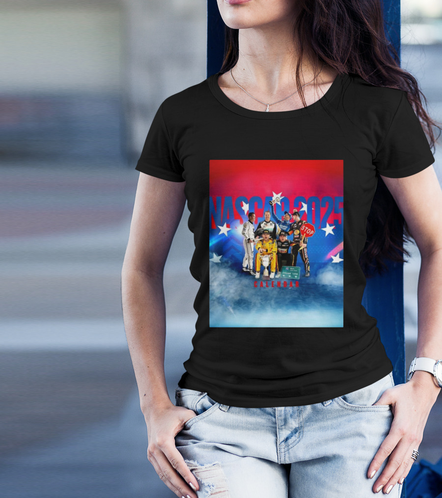 NASCAR 2025 West Ryan Expy Chicago Loop Calendar Racing Champions T-Shirt