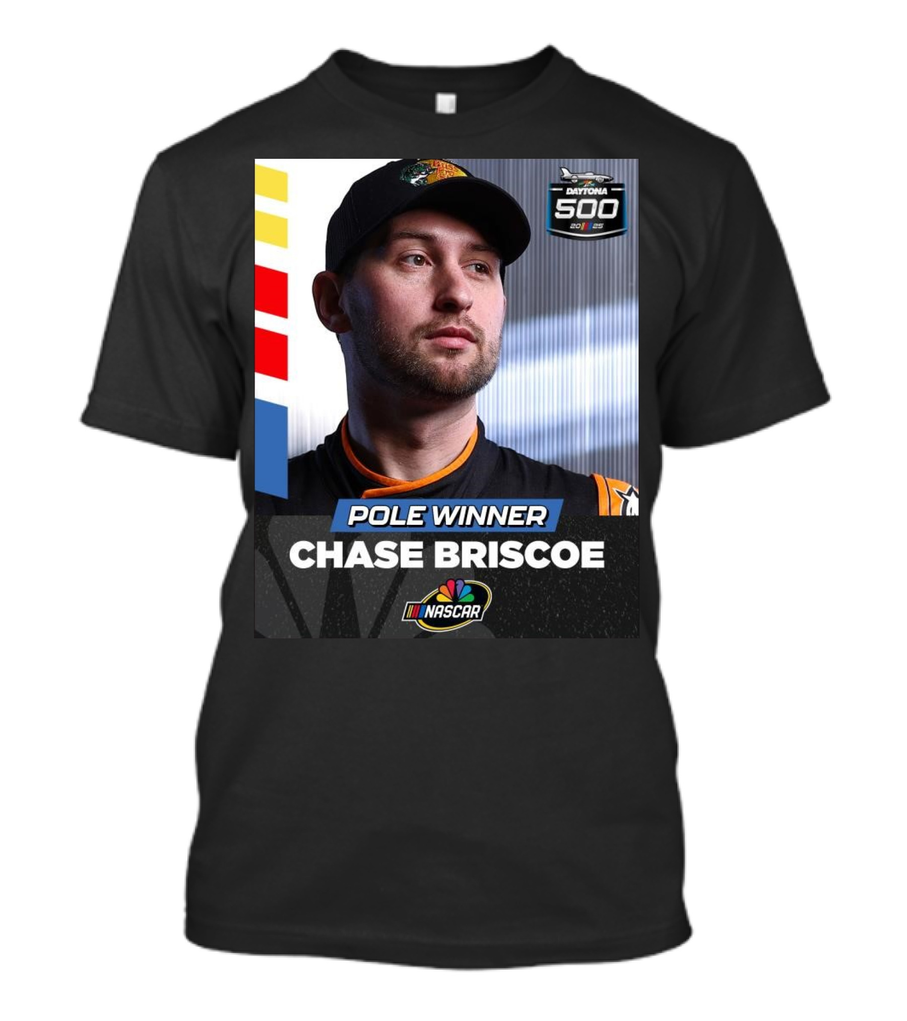NASCAR Pole Winner Chase Briscoe Daytona 500 2025 T-Shirt