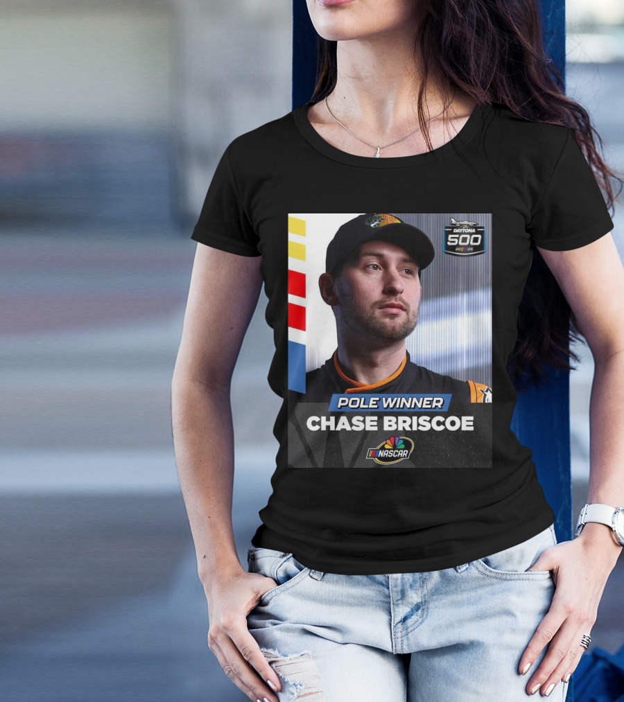 NASCAR Pole Winner Chase Briscoe Daytona 500 2025 T-Shirt