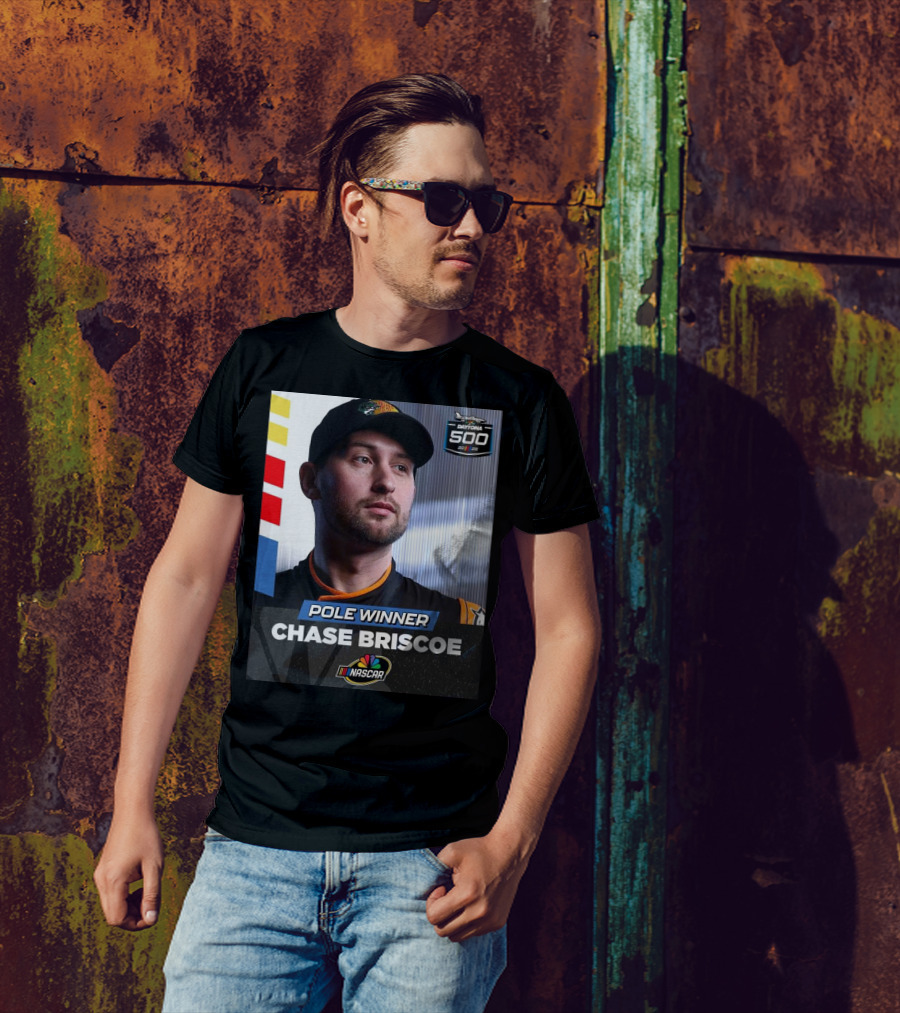 NASCAR Pole Winner Chase Briscoe Daytona 500 2025 T-Shirt