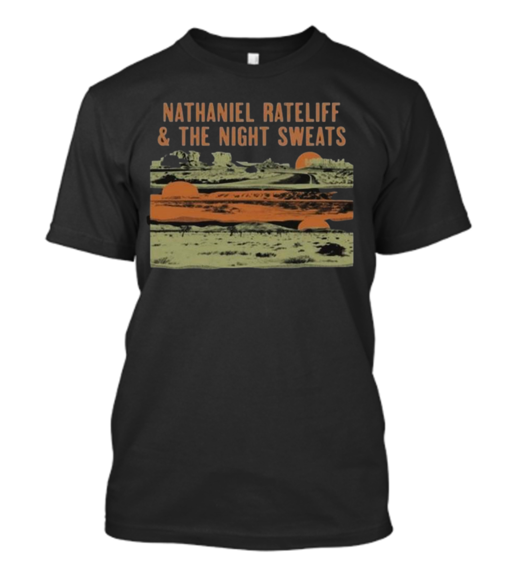 Nathaniel Rateliff And The Night Sweats Tour Desert Landscape Art 2025 T-Shirt