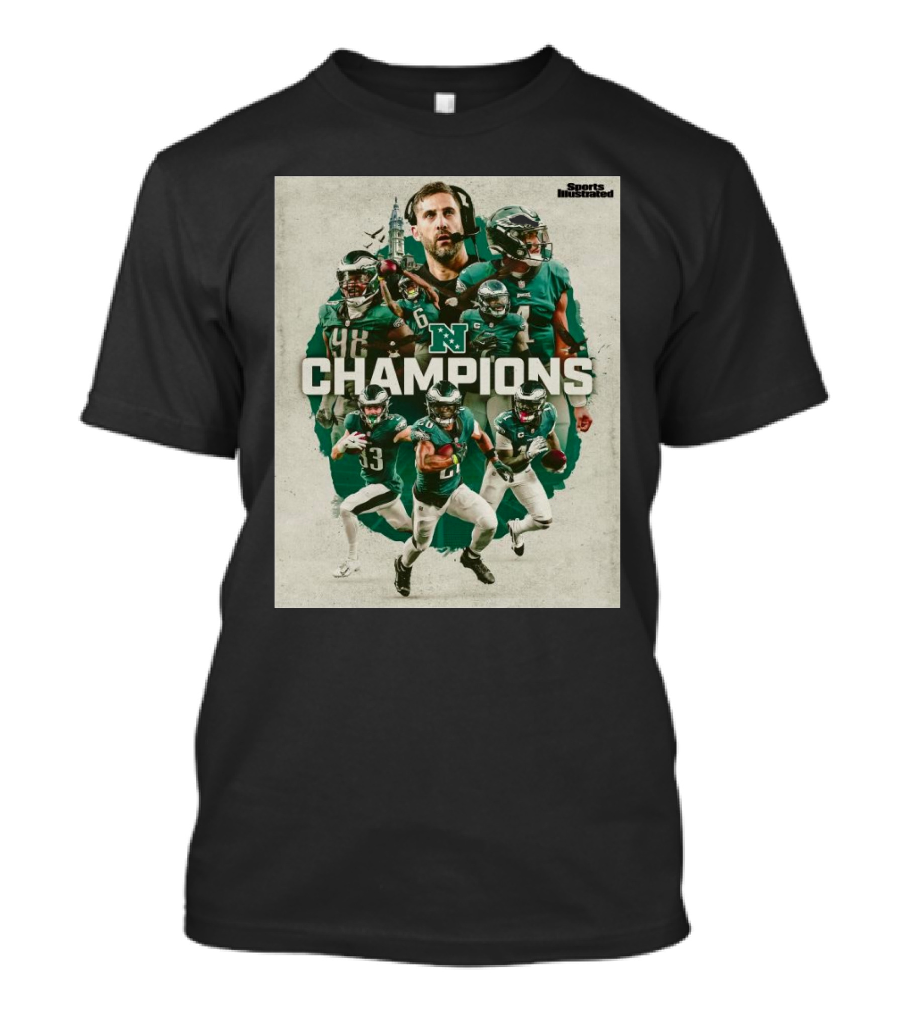 Sports Illustrated National Football Conference Champions Philadelphia Eagles Super Bowl Bound T-Shirt