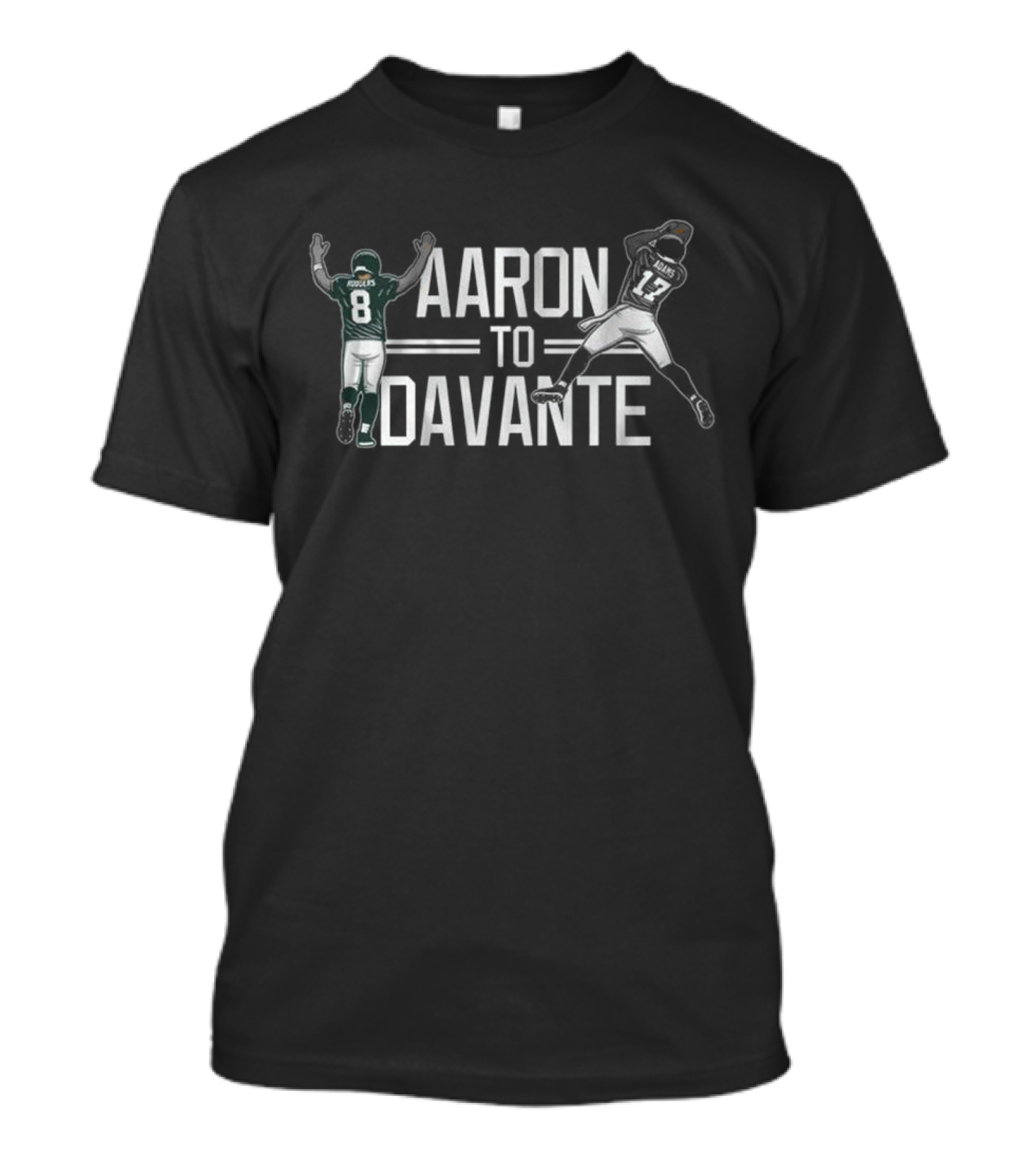Aaron Rodgers To Davante Adams New York Jets Connection T-Shirt