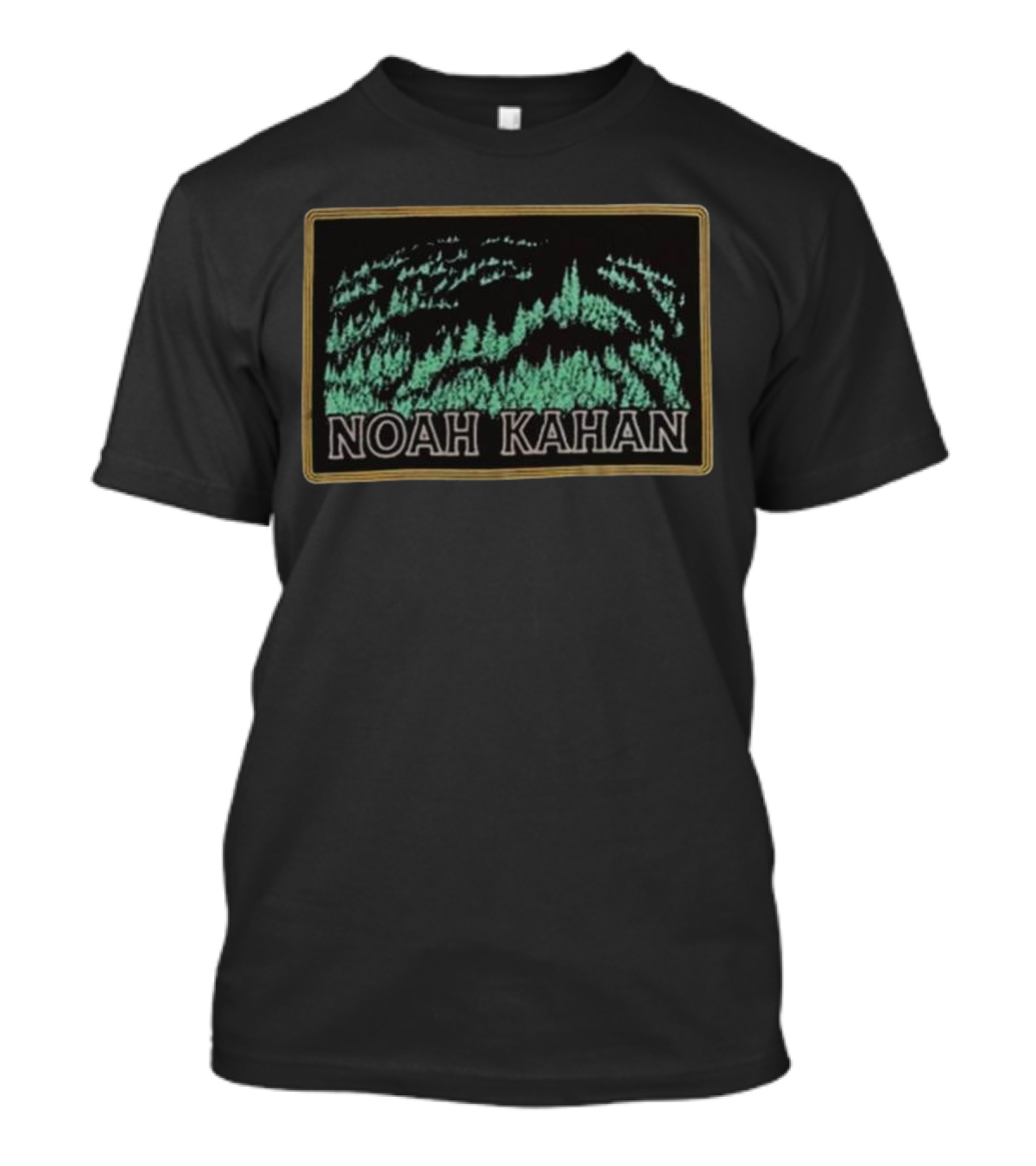Noah Kahan Forest Green Pine Trees T-Shirt