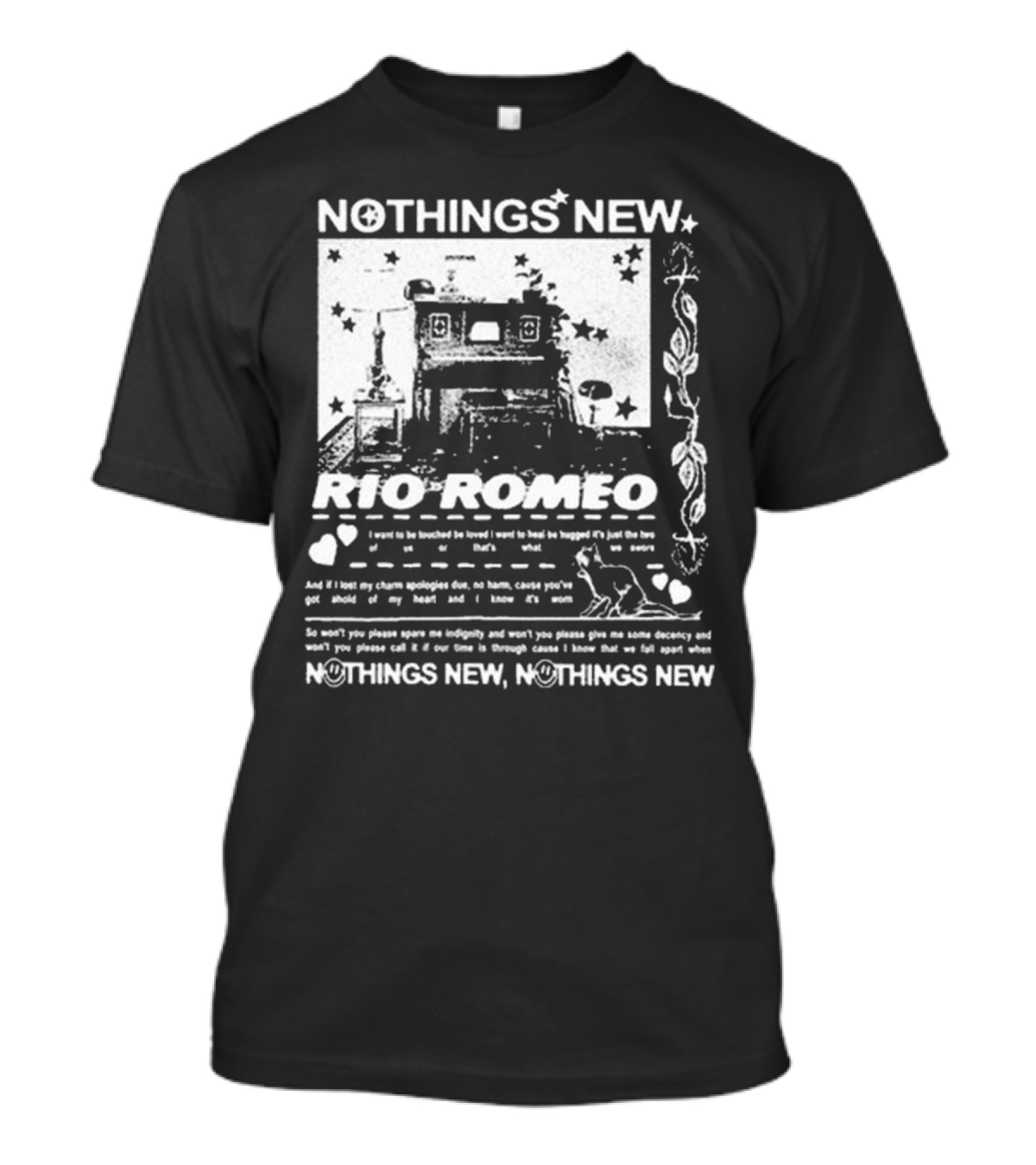 Nothing’s New Rio Romeo Full Text And Iconic Imagery T-Shirt
