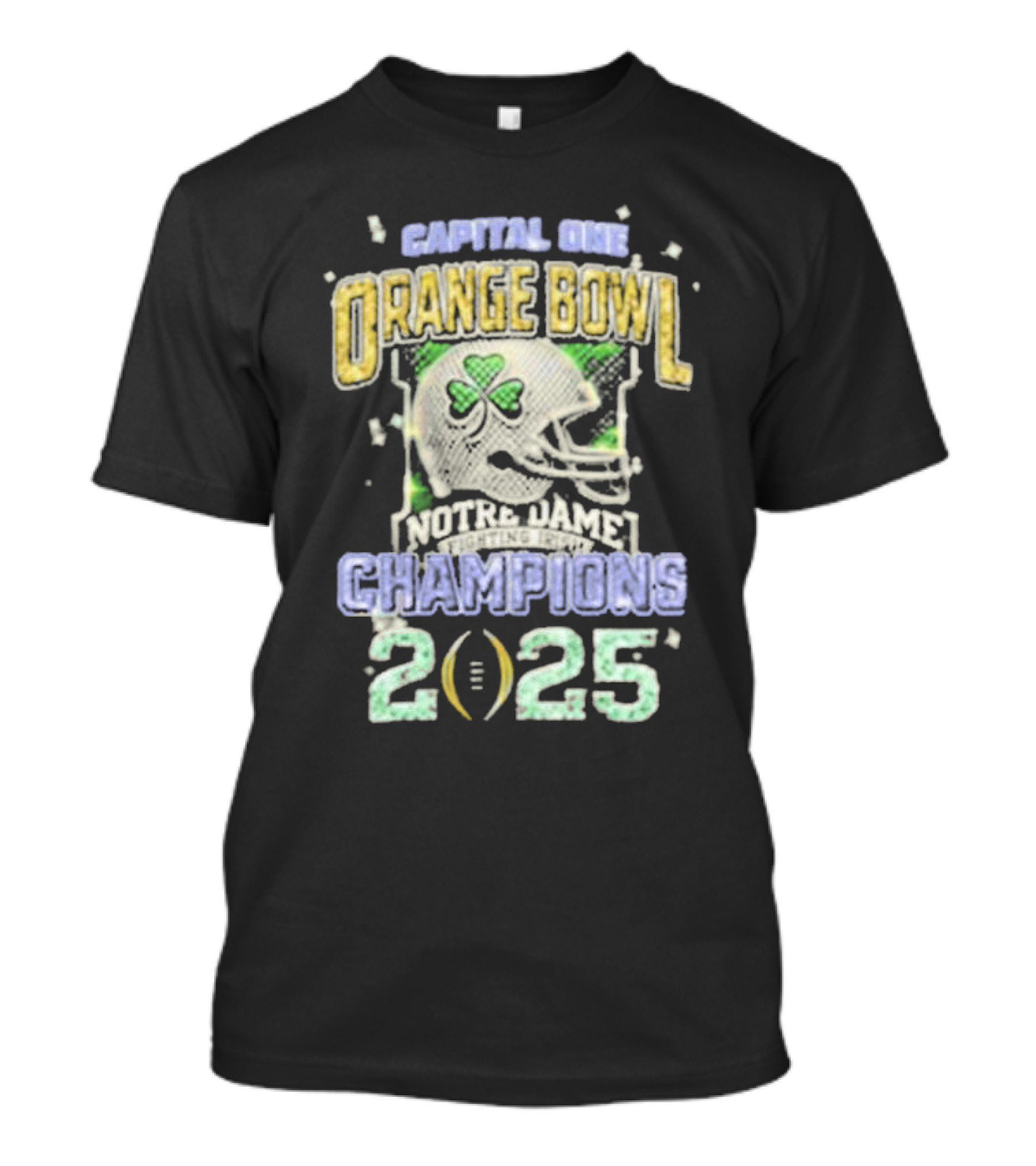 Notre Dame Fighting Irish 2025 Capital One Orange Bowl Champions T-Shirt
