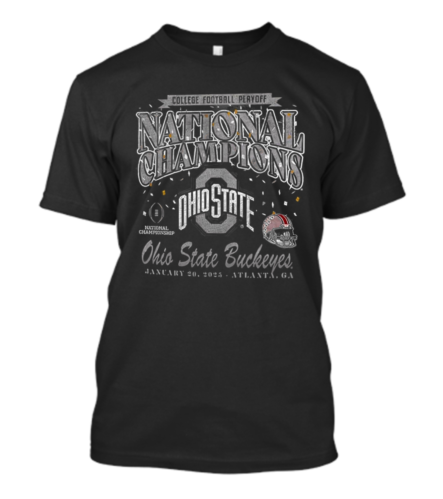 Ohio State Buckeyes College Football Playoff National Champions January 20 2025 Atlanta GA Vintage T-Shirt