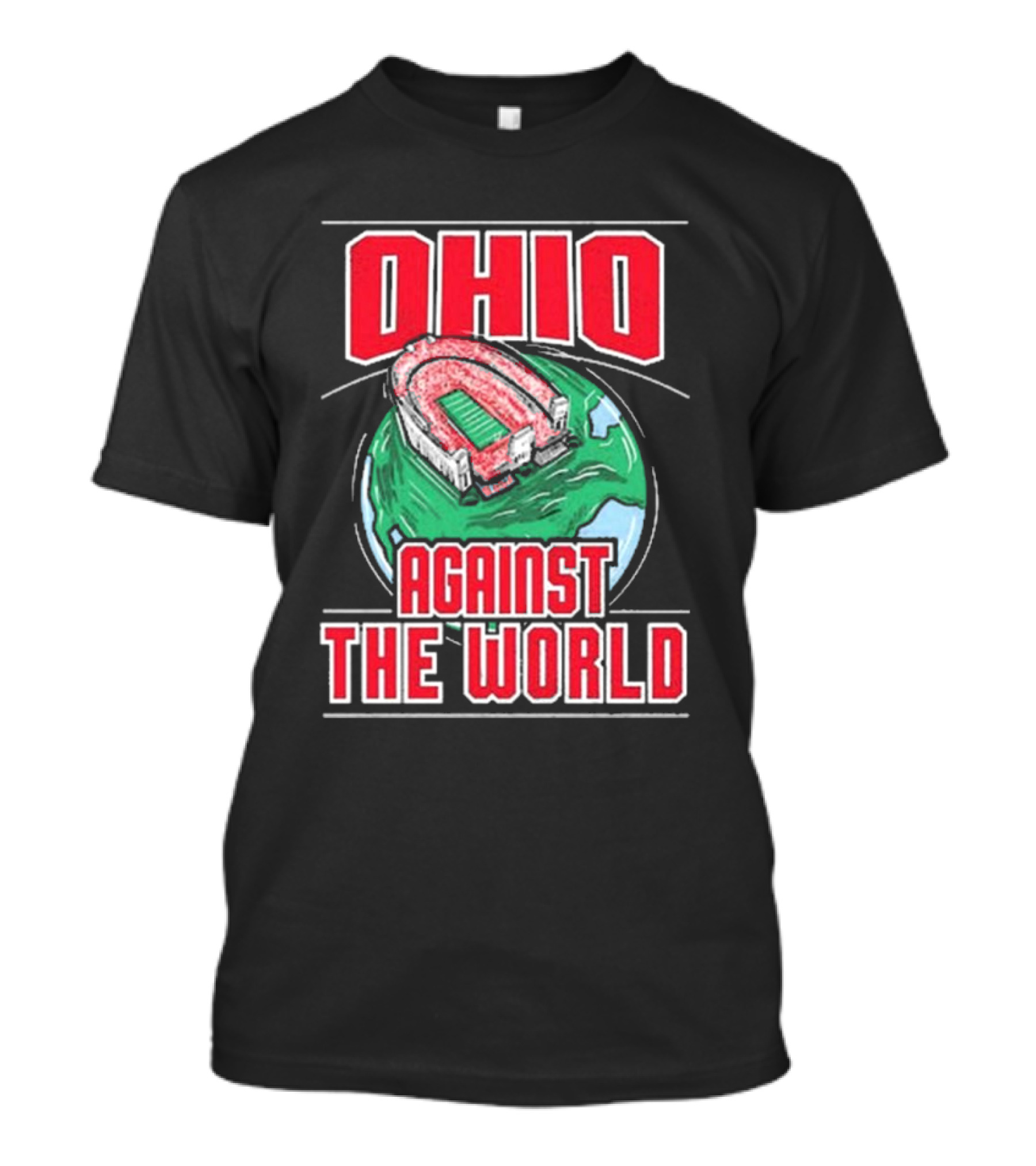 Ohio Against The World Stadium Ohio State Buckeyes Notre Dame Fighting Irish Victory 2024 T-Shirt