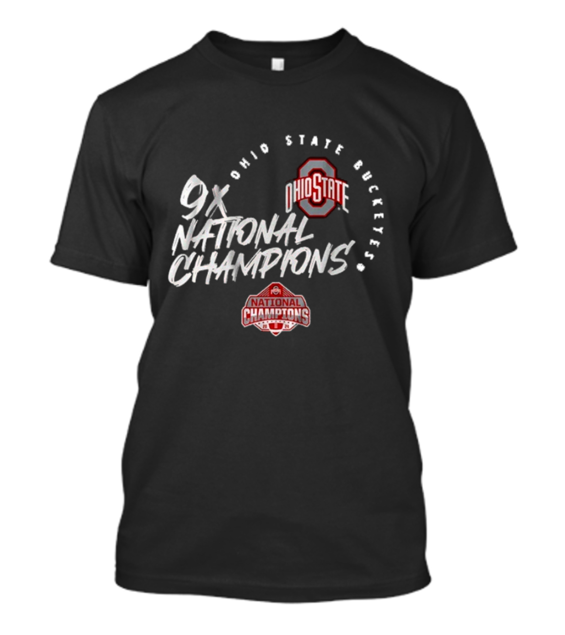 Ohio State Buckeyes 9x National Champions T-Shirt