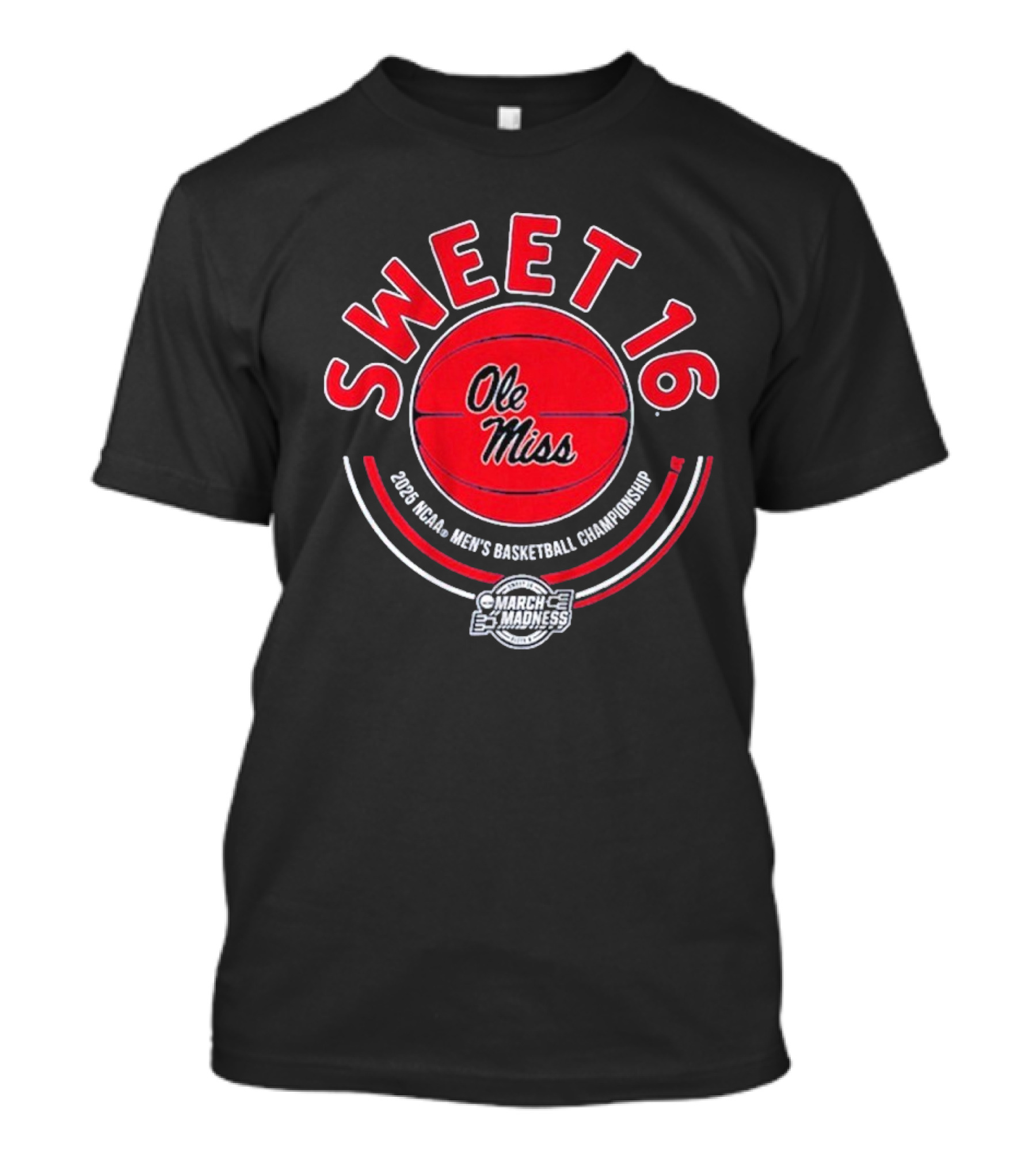 Ole Miss Sweet 16 2025 NCAA Men's Basketball Championship March Madness T-Shirt