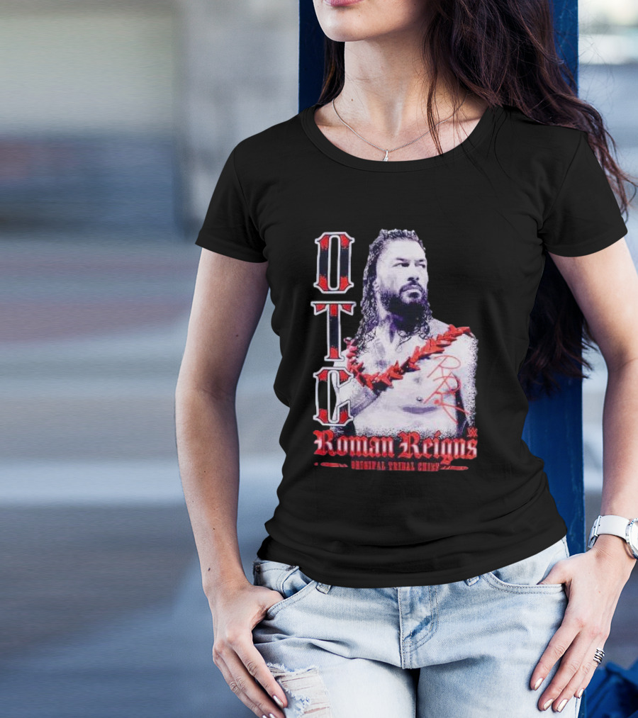 OTC Roman Reigns Original Tribal Chief WWE Signature T-Shirt