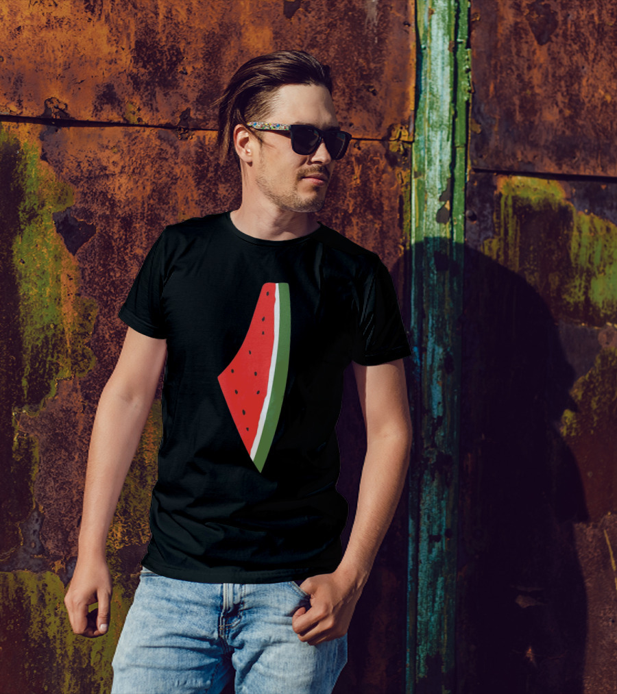 Palestine Watermelon Slice Jennifer Garner Daughter T-Shirt