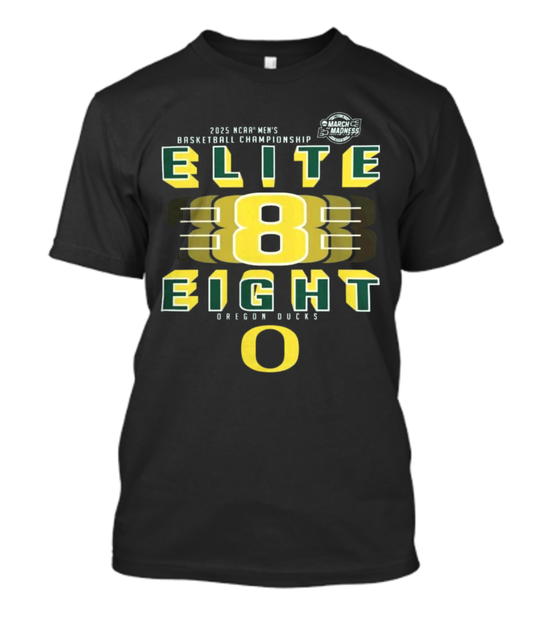 2025 NCAA Men's Basketball Championship Elite Eight Oregon Ducks T-Shirt