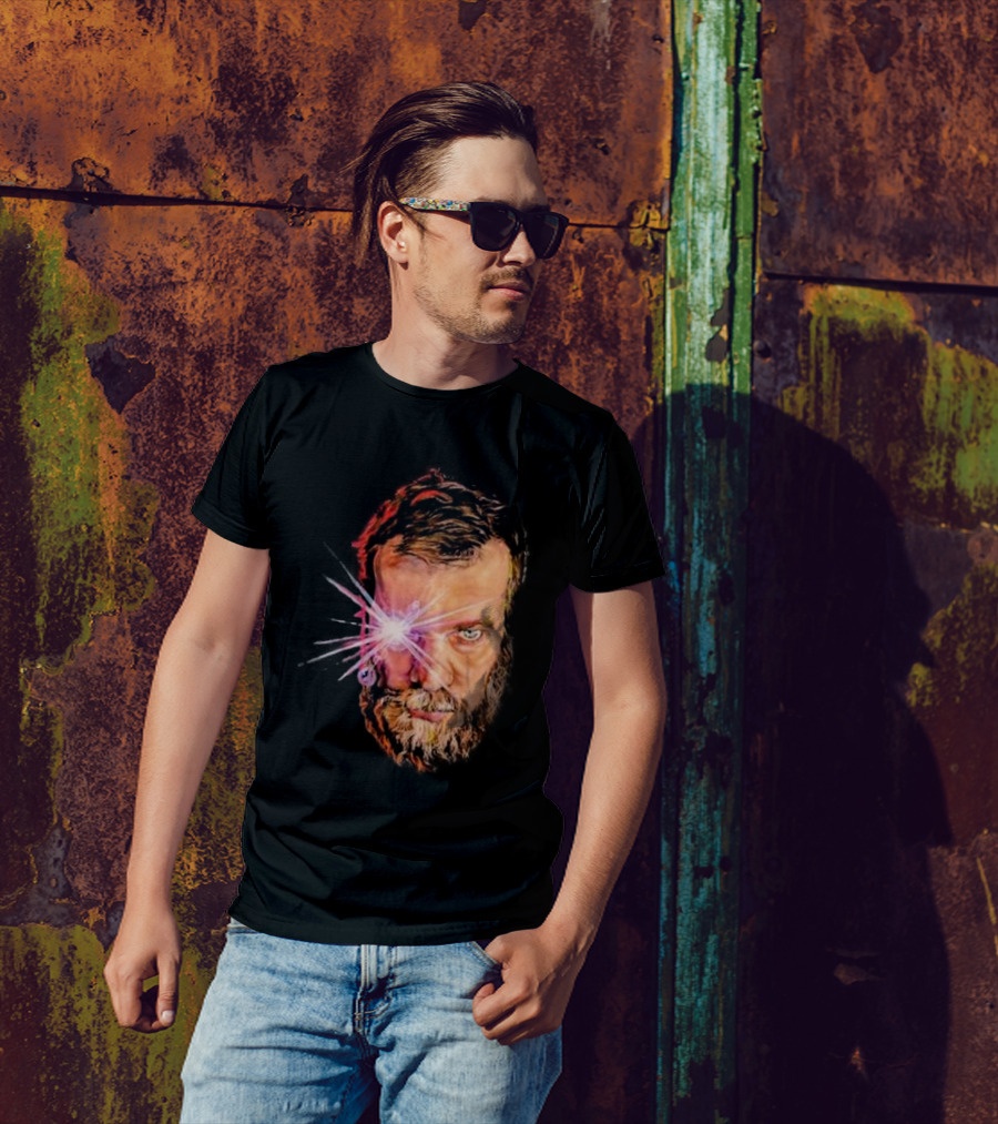 Partisan Records John Grant Boy From Michigan Intense Artistic Portrait T-Shirt