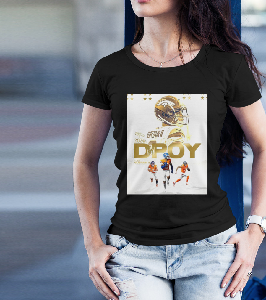 2024 Pat Surtain II Denver Broncos DPOY NFL T-Shirt
