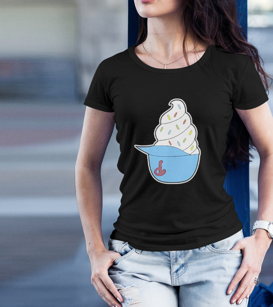 Philadelphia Phillies Ice Cream Helmet With Sprinkles T-Shirt