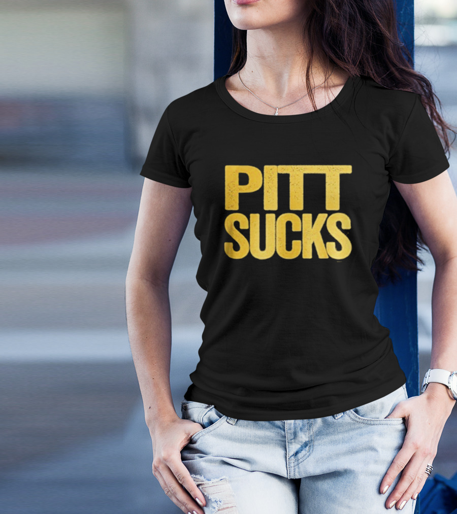 West Virginia Mountaineers Pitt Sucks T-Shirt