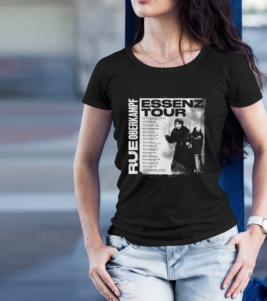 Rue Oberkampf Essenz Tour 2025 Concert Dates And Locations T-Shirt
