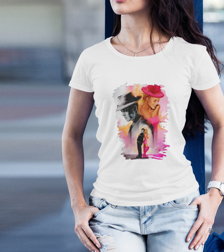 Barbie Oppenheimer Crossover Art Fusion T-Shirt