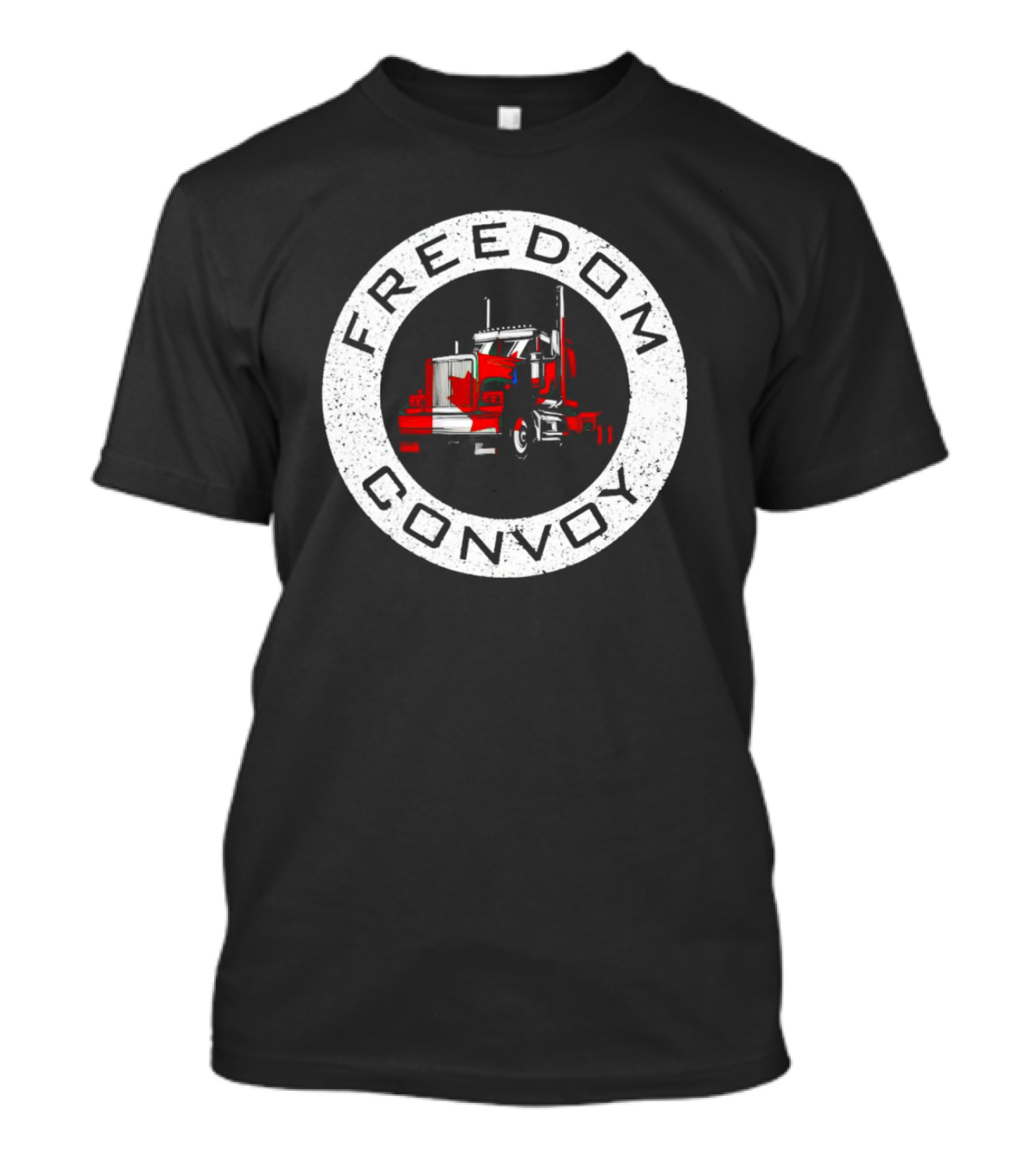 Freedom Convoy Red Truck Canada T-Shirt