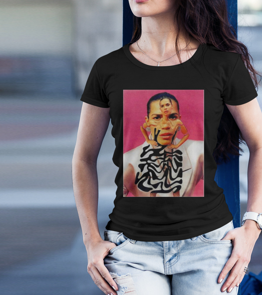 America Ferrera Abstract Portrait New T-Shirt