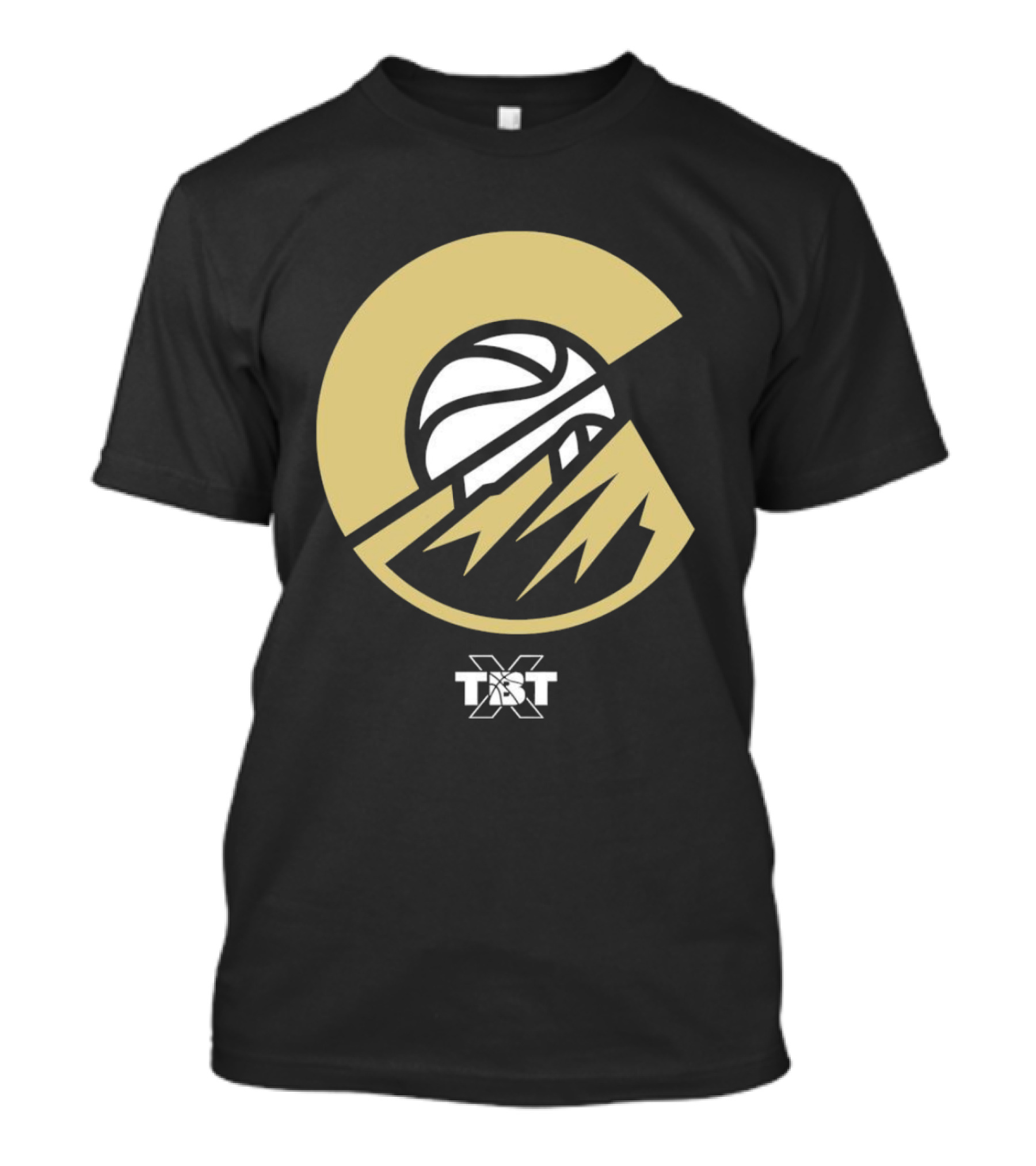 TBT Team Colorado Basketball Mountain T-Shirt