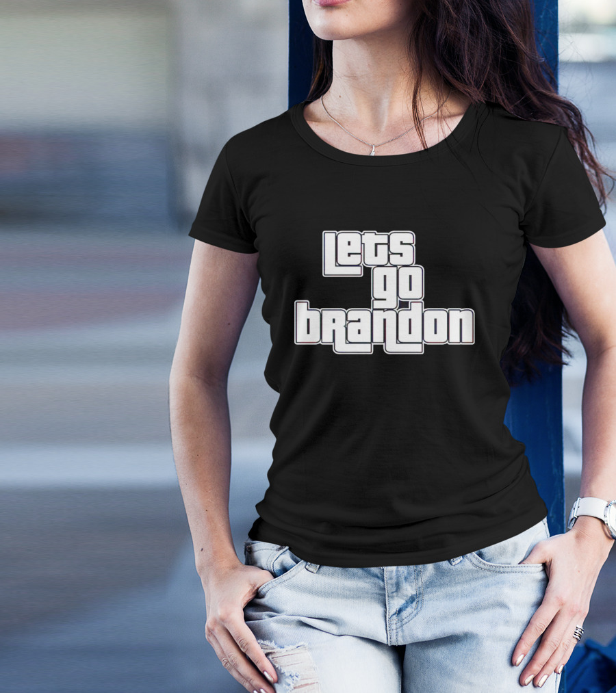 Lets Go Brandon Grand Theft T-Shirt