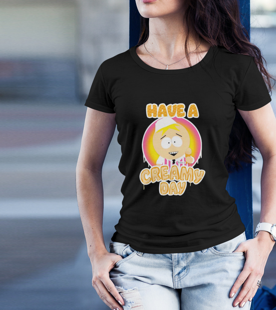 Have A Creamy Day DikinBaus Hot Dogs Ice Cream Cone T-Shirt