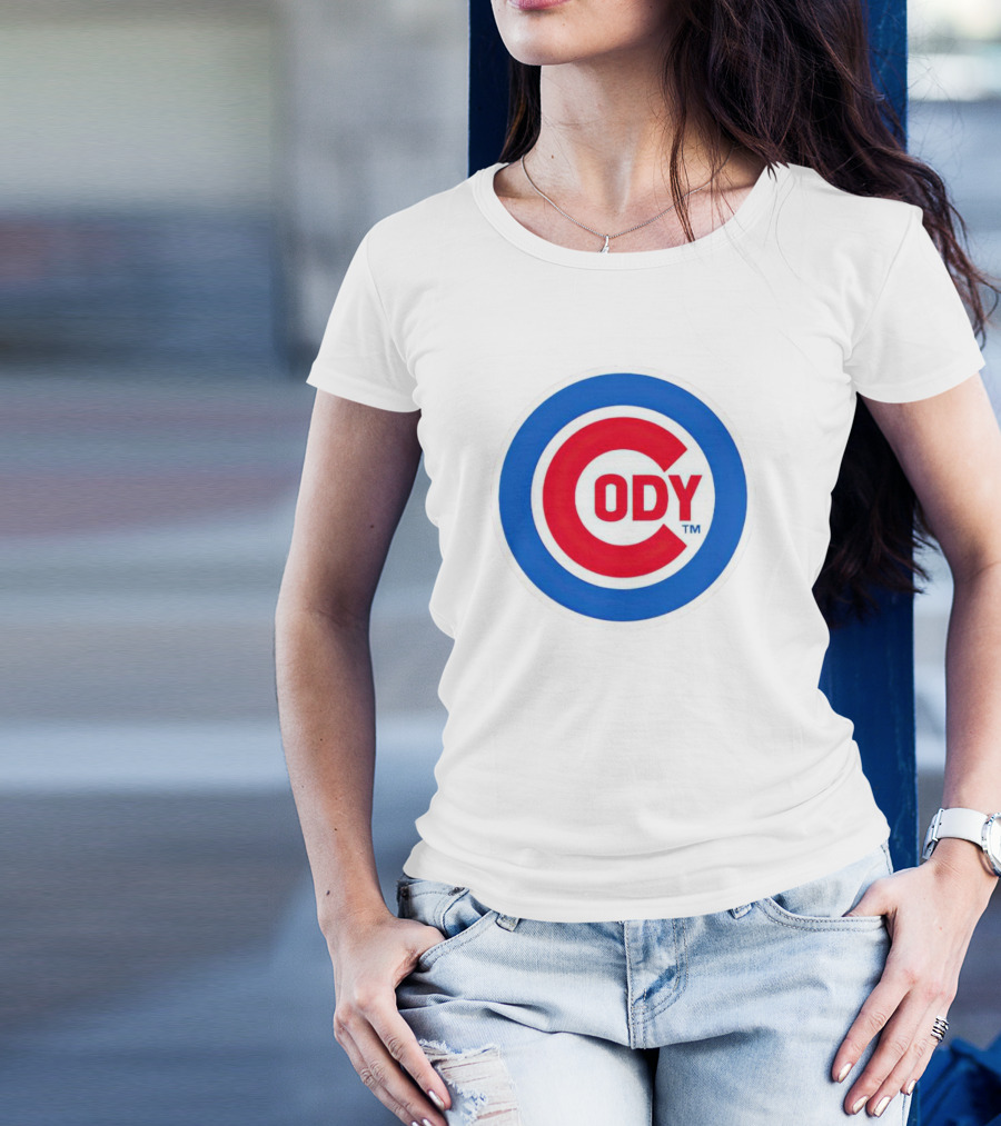 Chicago Cubs Cody Logo Circle Emblem T-Shirt