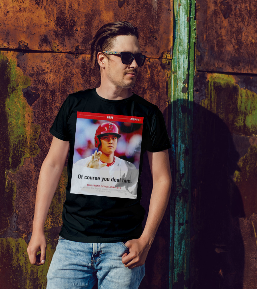 ESPN+ Shohei Ohtani MLB Front Office Analysts Trade Discussion T-Shirt