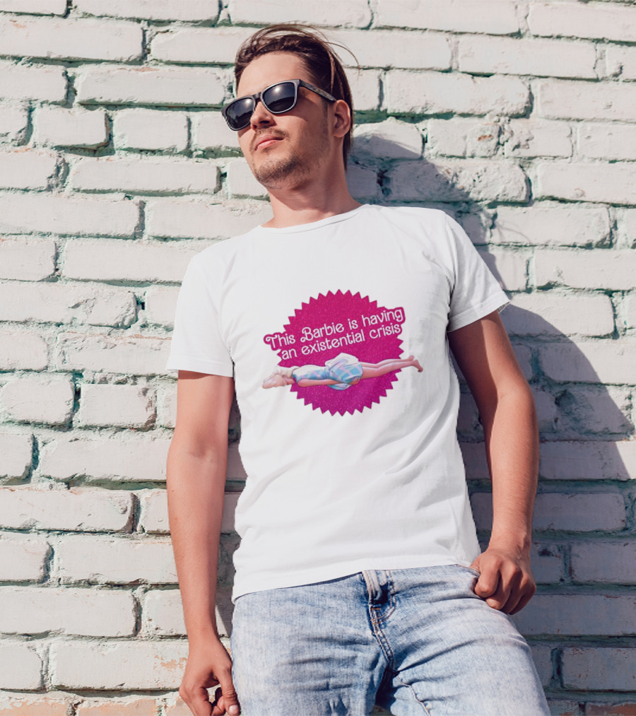 This Barbie Is Having An Existential Crisis Sparkle T-Shirt