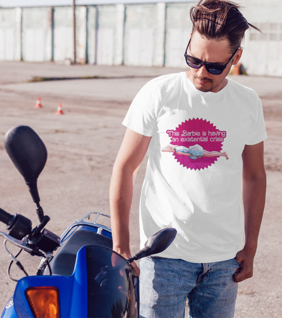 This Barbie Is Having An Existential Crisis Sparkle T-Shirt