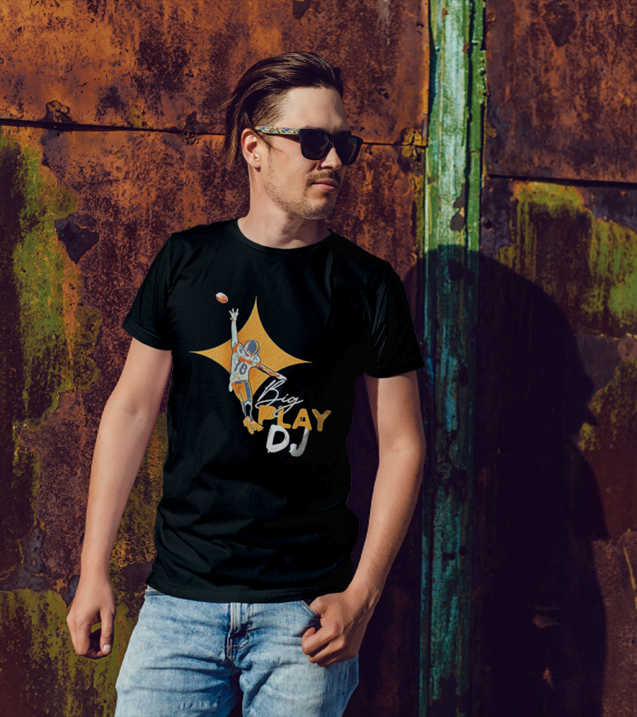 Big Play DJ Pittsburgh Steelers Football Star Catch 18 T-Shirt