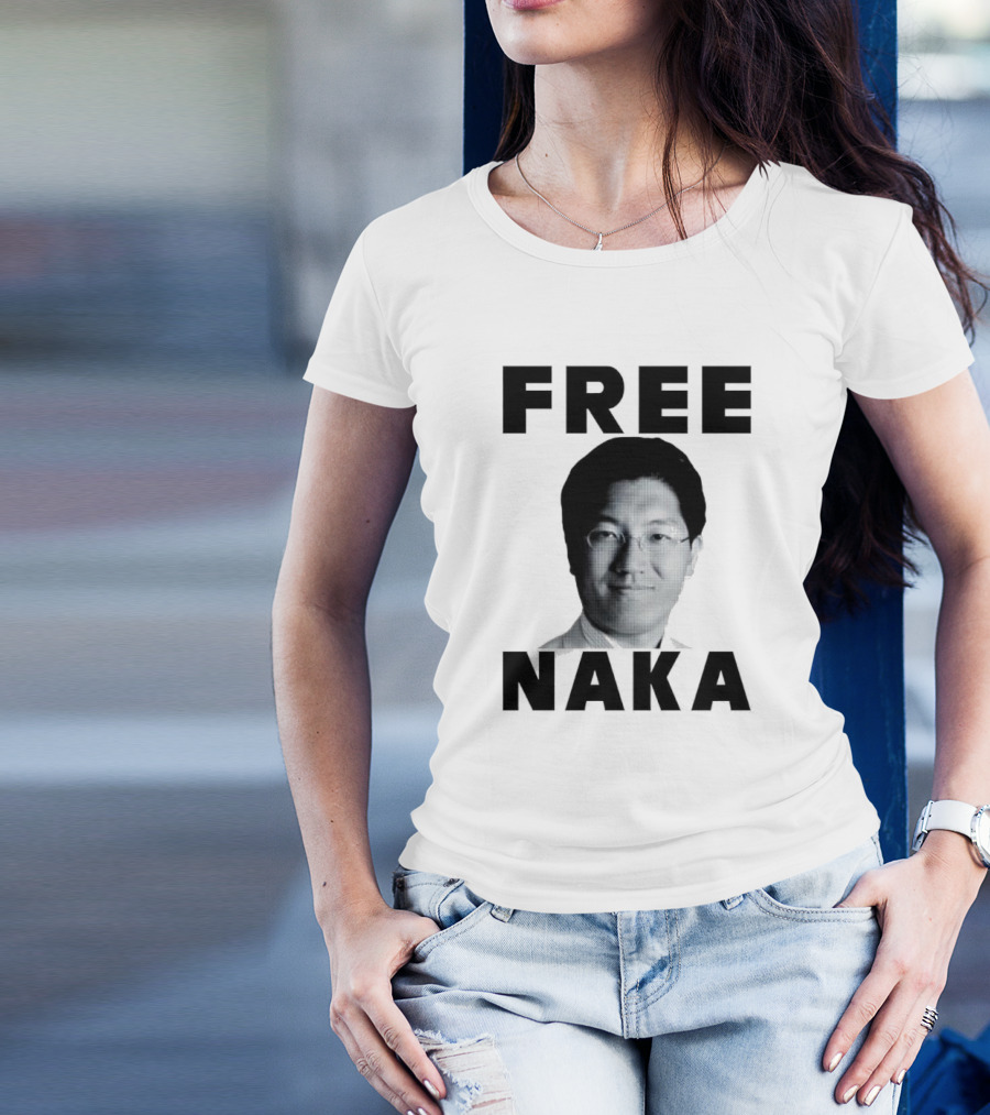 FREE NAKA Black White Pixelated T-Shirt