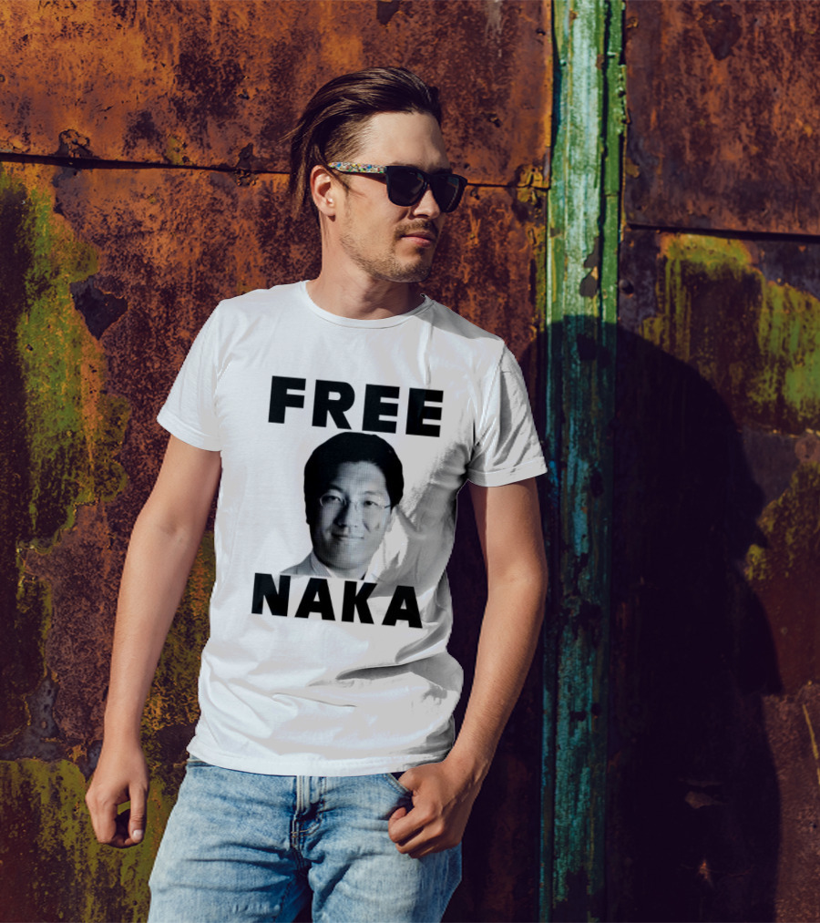 FREE NAKA Black White Pixelated T-Shirt